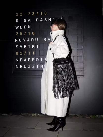 Manteau Long en laine