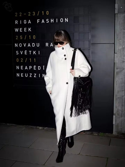 Manteau Long en laine