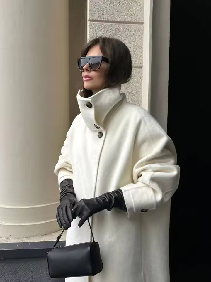 Manteau Long en laine